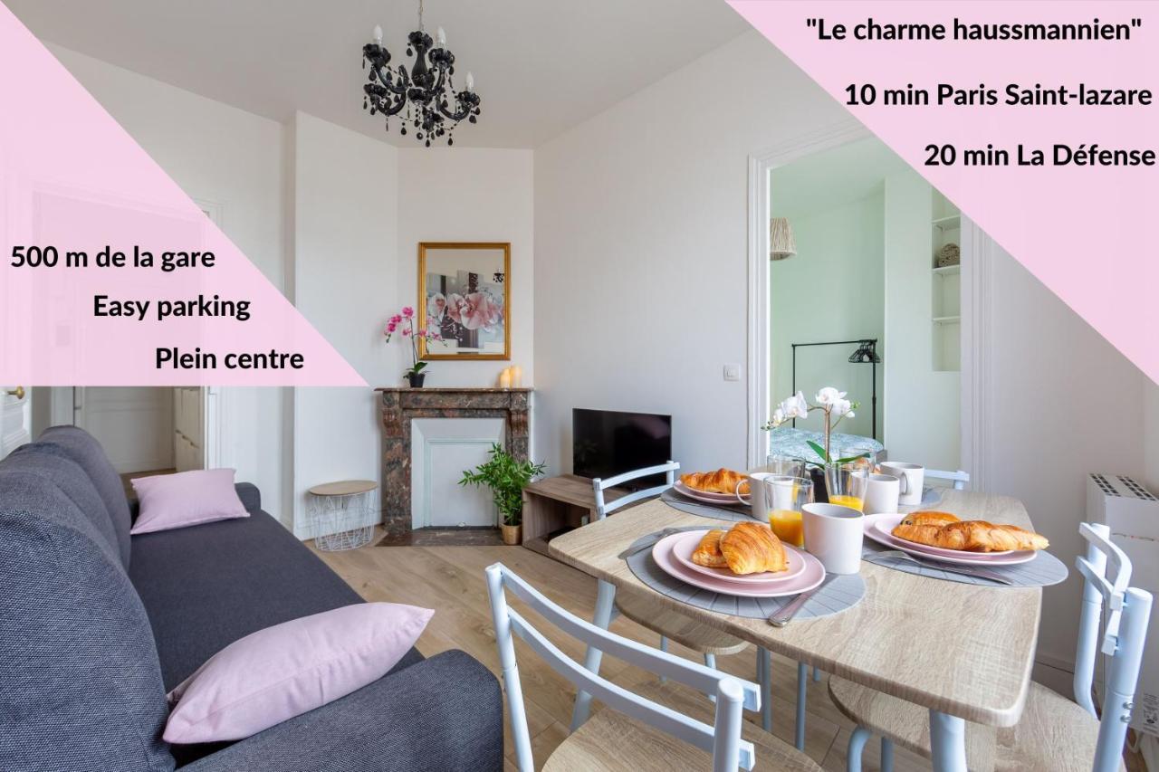 Le Charme Haussmannien-10 Min Paris Daire Argenteuil Dış mekan fotoğraf